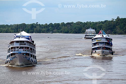  Chalanas - regional boat - Amazonas River near to Itacoatiara city  - Itacoatiara city - Amazonas state (AM) - Brazil