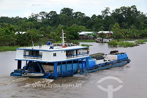  Ferry - Amazonas River near to Manaus city  - Manaus city - Amazonas state (AM) - Brazil