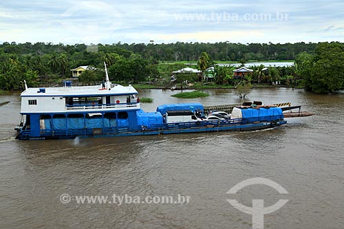  Ferry - Amazonas River near to Manaus city  - Manaus city - Amazonas state (AM) - Brazil
