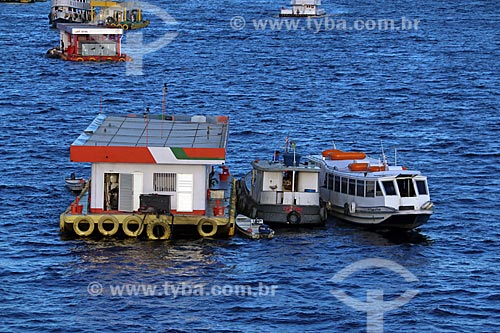  Floating gas station - Negro River near to Manaus city  - Manaus city - Amazonas state (AM) - Brazil