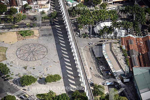  Aerial photo of the Lapa Arches, Circo Voador and the Fundicao Progresso  - Rio de Janeiro city - Rio de Janeiro state (RJ) - Brazil