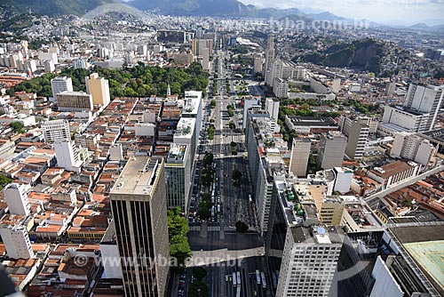  Aerial photo of the Presidente Vargas Avenue (1944)  - Rio de Janeiro city - Rio de Janeiro state (RJ) - Brazil