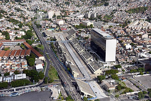  Aerial photo of the Marques de Sapucai Sambadrome (1984)  - Rio de Janeiro city - Rio de Janeiro state (RJ) - Brazil