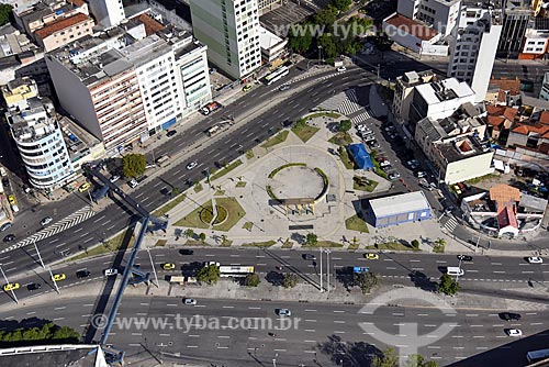  Aerial photo of the Bandeira Square  - Rio de Janeiro city - Rio de Janeiro state (RJ) - Brazil
