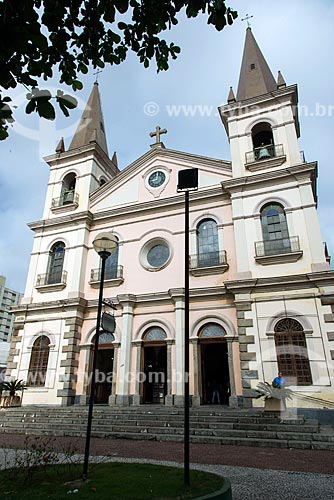  Facade of the Our Lady of the Immaculate Conception Mother Church (XIX century)  - Jacarei city - Sao Paulo state (SP) - Brazil