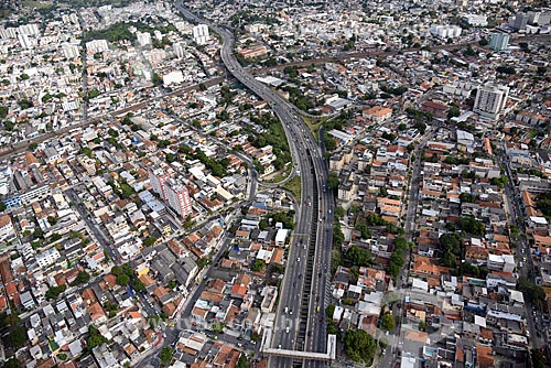  Aerial photo of the Linha Amarela  - Rio de Janeiro city - Rio de Janeiro state (RJ) - Brazil