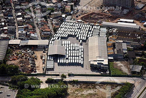  Aerial photo of the Garage of the Santa Maria Transports  - Rio de Janeiro city - Rio de Janeiro state (RJ) - Brazil