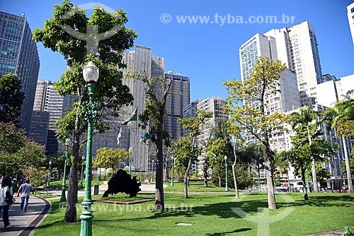 View of commercial buildings from Largo da Carioca Square  - Rio de Janeiro city - Rio de Janeiro state (RJ) - Brazil