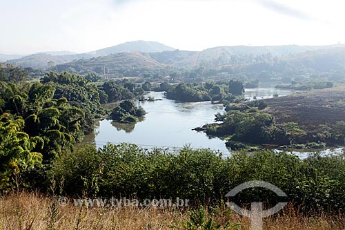  View of the Paraiba do Sul River from BR-040 highway  - Tres Rios city - Rio de Janeiro state (RJ) - Brazil