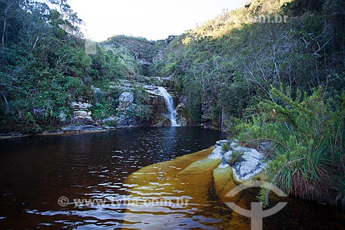  View of the Macacos Waterfall - Ibitipoca State Park  - Lima Duarte city - Minas Gerais state (MG) - Brazil