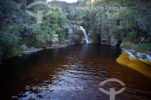 View of the Macacos Waterfall - Ibitipoca State Park  - Lima Duarte city - Minas Gerais state (MG) - Brazil