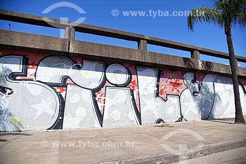  Detail of graffiti - viaduct  - Rio de Janeiro city - Rio de Janeiro state (RJ) - Brazil