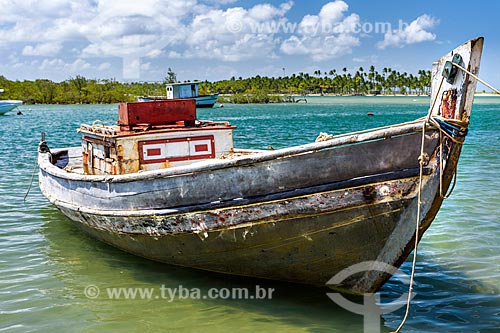  Berthed boat - Boipeba Island  - Cairu city - Bahia state (BA) - Brazil
