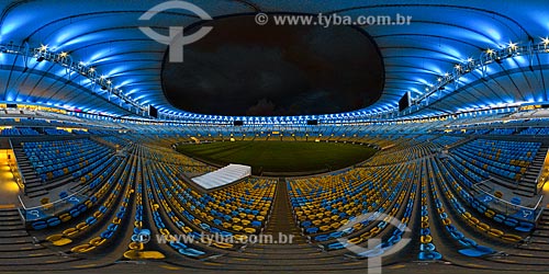  Inside of the Journalist Mario Filho Stadium (1950) - also known as Maracana - 360° photo  - Rio de Janeiro city - Rio de Janeiro state (RJ) - Brazil