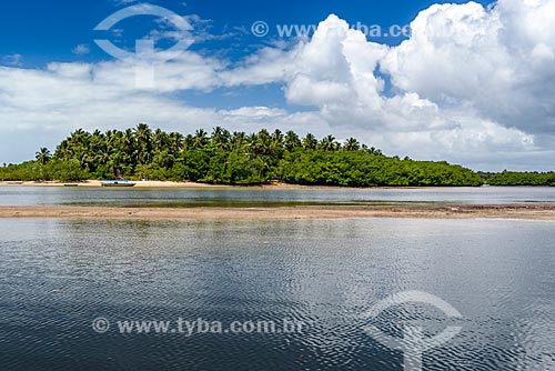  View of the Catu River mouth - Tip of Castelhanos  - Cairu city - Bahia state (BA) - Brazil