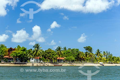  View of the Goio Island from Camamu Bay  - Camamu city - Bahia state (BA) - Brazil