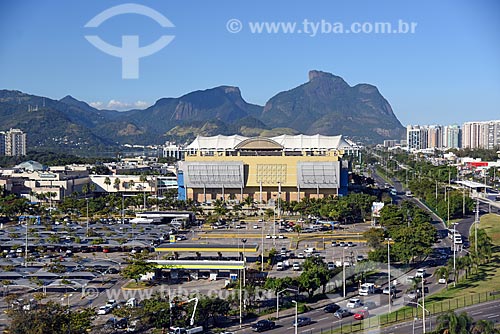 View of the Barra Shopping with the Tijuca Massif and the Rock of Gavea from Arts City  - Rio de Janeiro city - Rio de Janeiro state (RJ) - Brazil