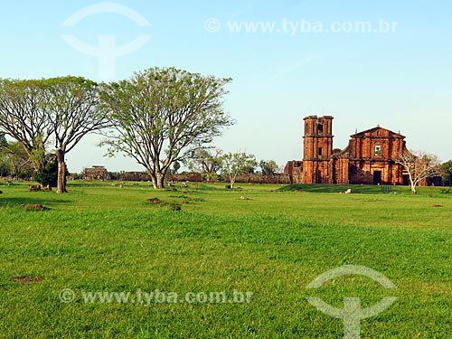  Ruins of the Saint Michael Church - Archaeological Site of Saint Michael the Archangel (1745)  - Sao Miguel das Missoes city - Rio Grande do Sul state (RS) - Brazil