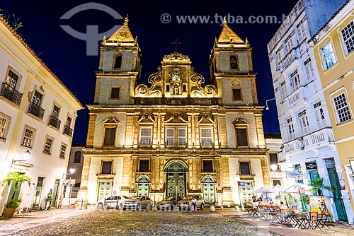  Facade of the Sao Francisco Convent and Church (XVIII century) - Largo do Cruzeiro de Sao Francisco Square (Sao Francsico Cruise Square)  - Salvador city - Bahia state (BA) - Brazil