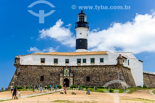  Facade of the Santo Antonio da Barra Fort (1702)  - Salvador city - Bahia state (BA) - Brazil
