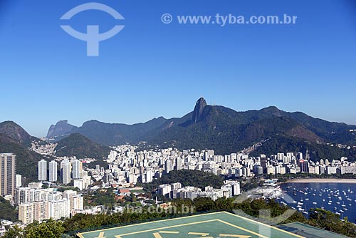  View of the Christ the Redeemer from Sugar Loaf  - Rio de Janeiro city - Rio de Janeiro state (RJ) - Brazil