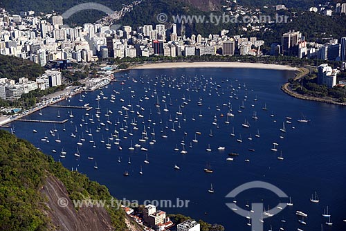 View of the Botafogo Bay from Sugar Loaf  - Rio de Janeiro city - Rio de Janeiro state (RJ) - Brazil