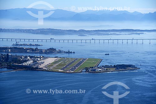  View of the Santos Dumont Airport from Sugar Loaf  - Rio de Janeiro city - Rio de Janeiro state (RJ) - Brazil