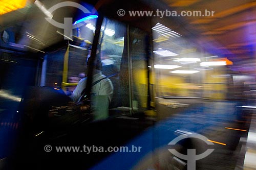  Bus of BRT (Bus Rapid Transit) - Station of BRT Transolimpica - Marechal Fontenelle Station  - Rio de Janeiro city - Rio de Janeiro state (RJ) - Brazil