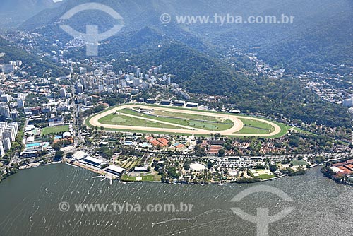  Aerial photo of the Gavea Hippodrome  - Rio de Janeiro city - Rio de Janeiro state (RJ) - Brazil