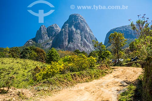  View of the Tres Picos de Salinas (Three Peaks of Salinas) - Tres Picos State Park  - Teresopolis city - Rio de Janeiro state (RJ) - Brazil