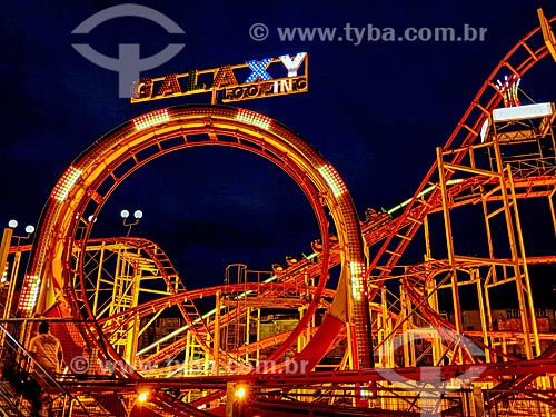  View of the rollercoaster Play City Amusement Park  - Rio de Janeiro city - Rio de Janeiro state (RJ) - Brazil