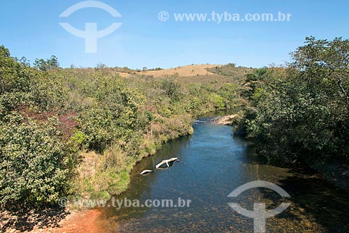  View of the Sao Francisco River bed  - Sao Roque de Minas city - Minas Gerais state (MG) - Brazil