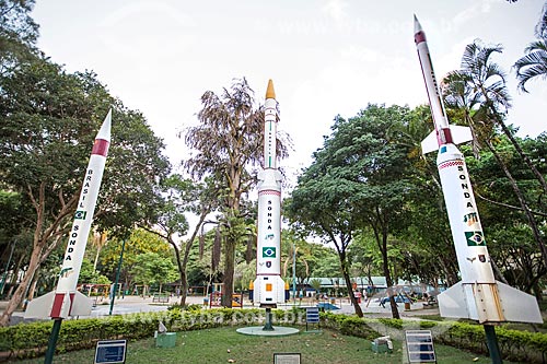  Space probes Sonda II, Sonda IV and Sonda III of Brazilian Aerospace Program - Santos Dumont Park  - Sao Jose dos Campos city - Sao Paulo state (SP) - Brazil