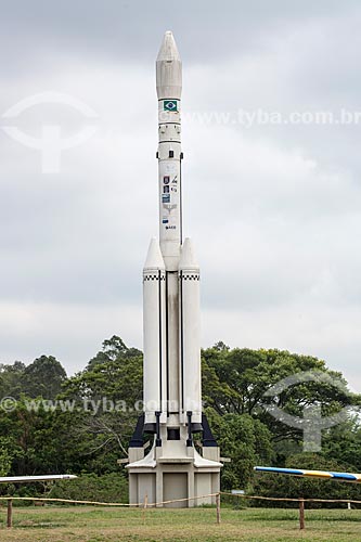  Satellite Launch Vehicle on exhibit - Brazilian Aerospace Memorial (MAB)  - Sao Jose dos Campos city - Sao Paulo state (SP) - Brazil