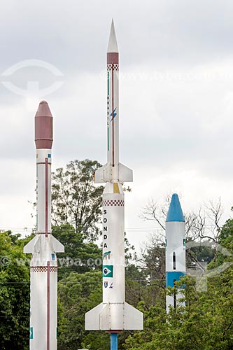  Space probes Sondas of Brazilian Aerospace Program on exhibit - Brazilian Aerospace Memorial (MAB)  - Sao Jose dos Campos city - Sao Paulo state (SP) - Brazil