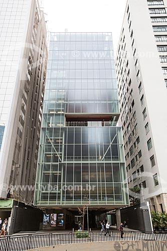  Facade of the headquarters of Moreira Salles Institute - Paulista Avenue  - Sao Paulo city - Sao Paulo state (SP) - Brazil