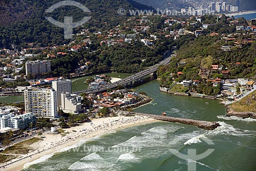  Aerial photo of the Joatinga Canal  - Rio de Janeiro city - Rio de Janeiro state (RJ) - Brazil