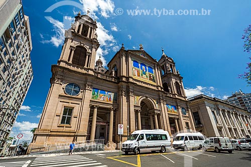  Facade of the Metropolitan Cathedral of Porto Alegre (1929)  - Porto Alegre city - Rio Grande do Sul state (RS) - Brazil
