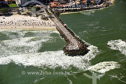  Aerial photo of the Joatinga Canal  - Rio de Janeiro city - Rio de Janeiro state (RJ) - Brazil