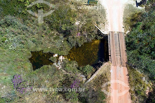  Drone view of the Source of the Sao Francisco River  - Sao Roque de Minas city - Minas Gerais state (MG) - Brazil