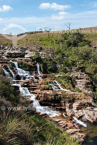  Waterfall - Sao Francisco River in the upper part of the Serra da Canastra  - Sao Roque de Minas city - Minas Gerais state (MG) - Brazil