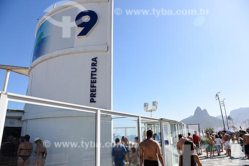 Post 9 - Ipanema Beach waterfront  - Rio de Janeiro city - Rio de Janeiro state (RJ) - Brazil
