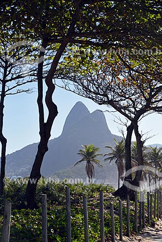  Morro Dois Irmaos (Two Brothers Mountain) view from Ipanema Beach  - Rio de Janeiro city - Rio de Janeiro state (RJ) - Brazil