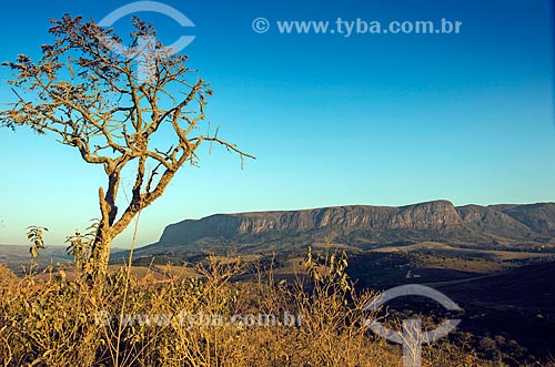  View of plateau - Serra da Canastra National Park  - Sao Roque de Minas city - Minas Gerais state (MG) - Brazil