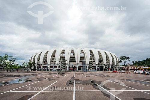  Facade of the Jose Pinheiro Borda Stadium (1969) - also known as Beira-Rio  - Porto Alegre city - Rio Grande do Sul state (RS) - Brazil