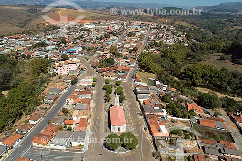  Picture taken with drone of the Vargem Bonita city  - Vargem Bonita city - Minas Gerais state (MG) - Brazil