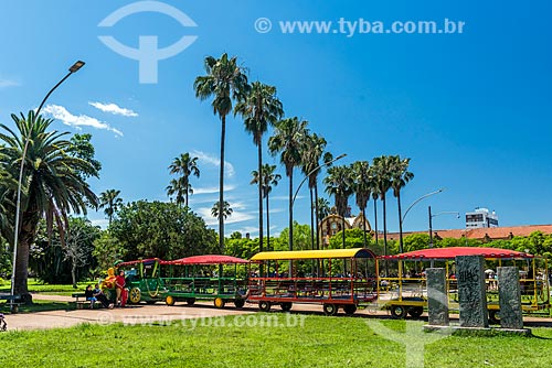  Sightseeing Train - Farroupilha Park - also known as Redencao Park (Redemption Park)  - Porto Alegre city - Rio Grande do Sul state (RS) - Brazil