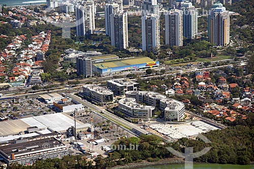  Aerial photo of the Guanabara supermarket - Americas Avenue  - Rio de Janeiro city - Rio de Janeiro state (RJ) - Brazil