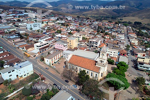  Picture taken with drone of the Sao Roque de Minas city  - Sao Roque de Minas city - Minas Gerais state (MG) - Brazil