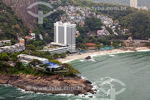  Aerial photo of the Costa Brava Club (1962) with the Sheraton Rio Hotel & Resort and Vidigal Beach  - Rio de Janeiro city - Rio de Janeiro state (RJ) - Brazil